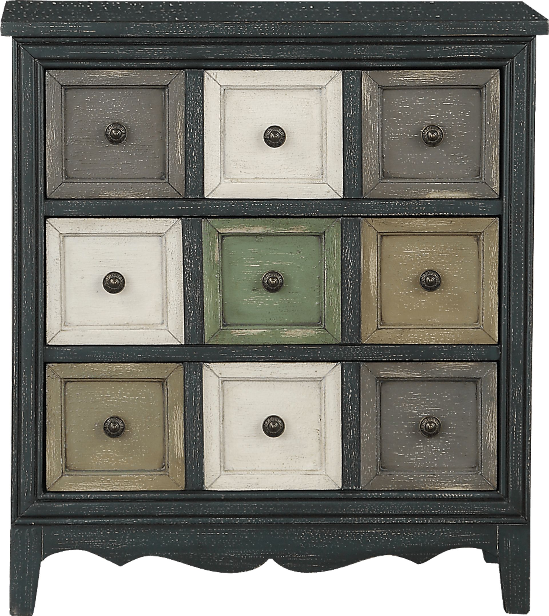 Fletcher Gray Accent Cabinet - Image 2