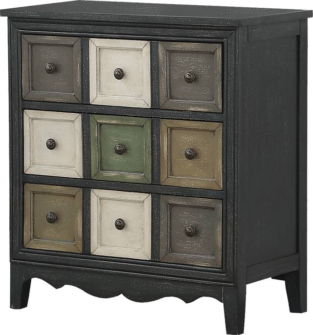 Fletcher Gray Accent Cabinet - Thumbnail - Image 1