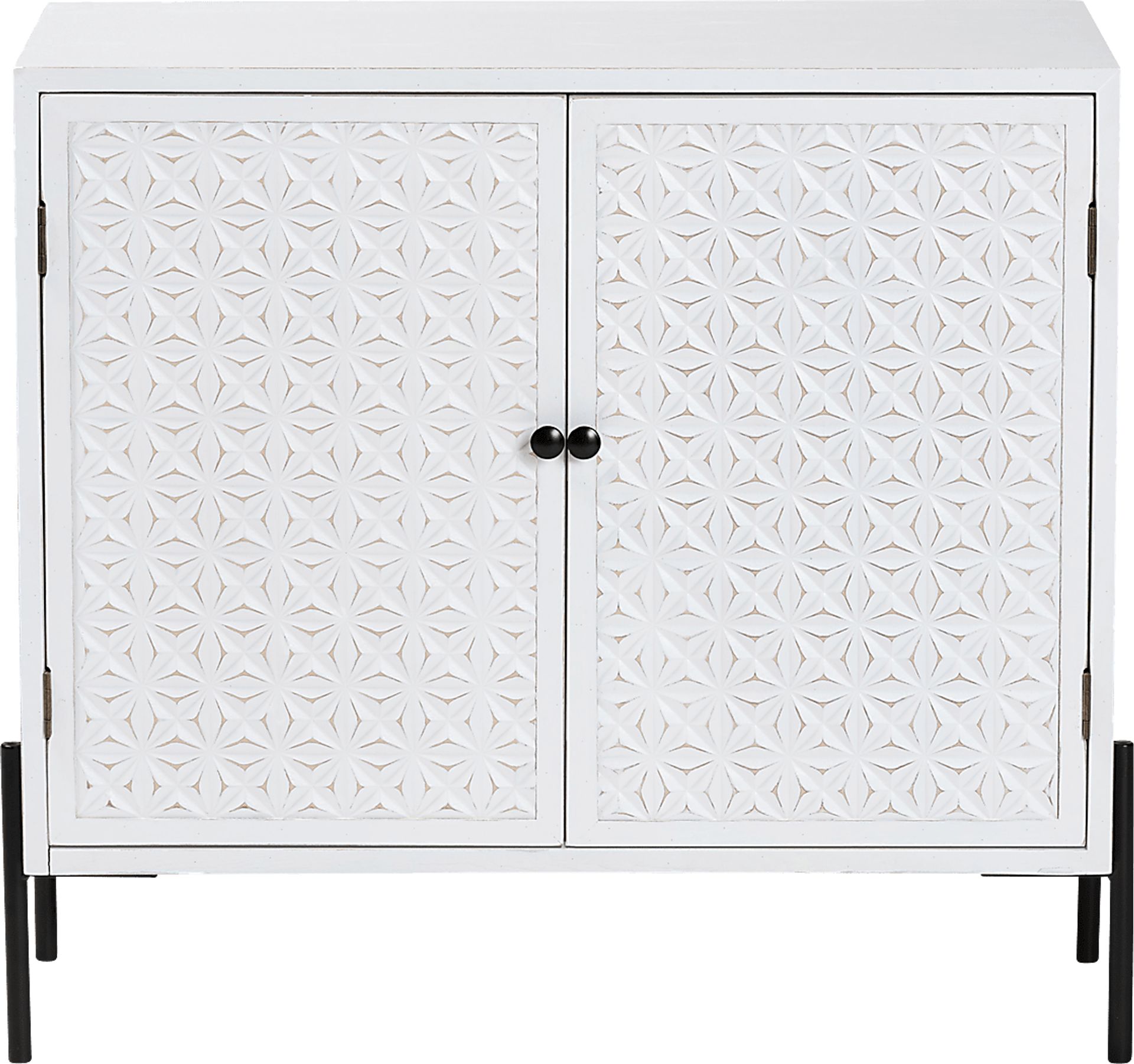 Fleurie White Accent Cabinet - Image 3