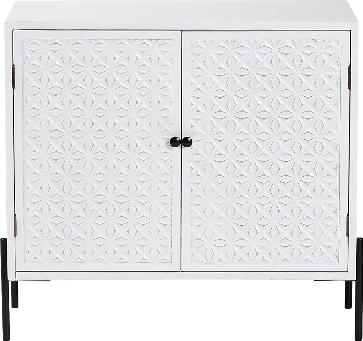 Fleurie White Colors,White Accent Cabinet | Rooms to Go