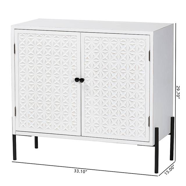 Fleurie White Accent Cabinet - Thumbnail - Image 10