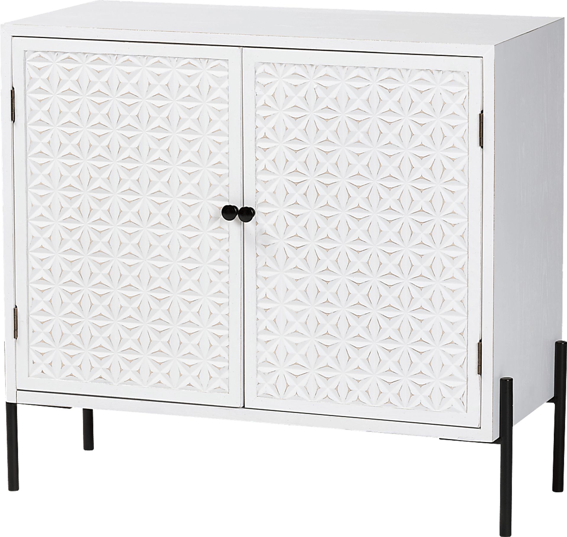 Fleurie White Accent Cabinet - Image 1
