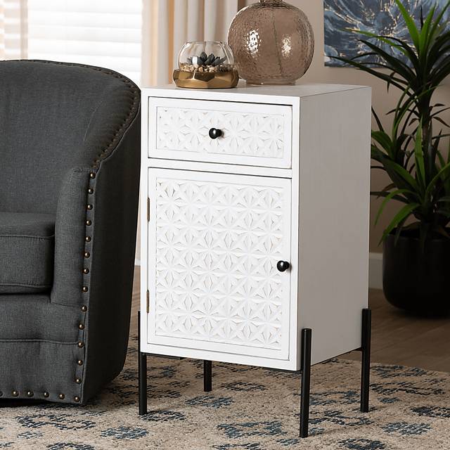 Fleurie White Storage Cabinet - Thumbnail - Image 2