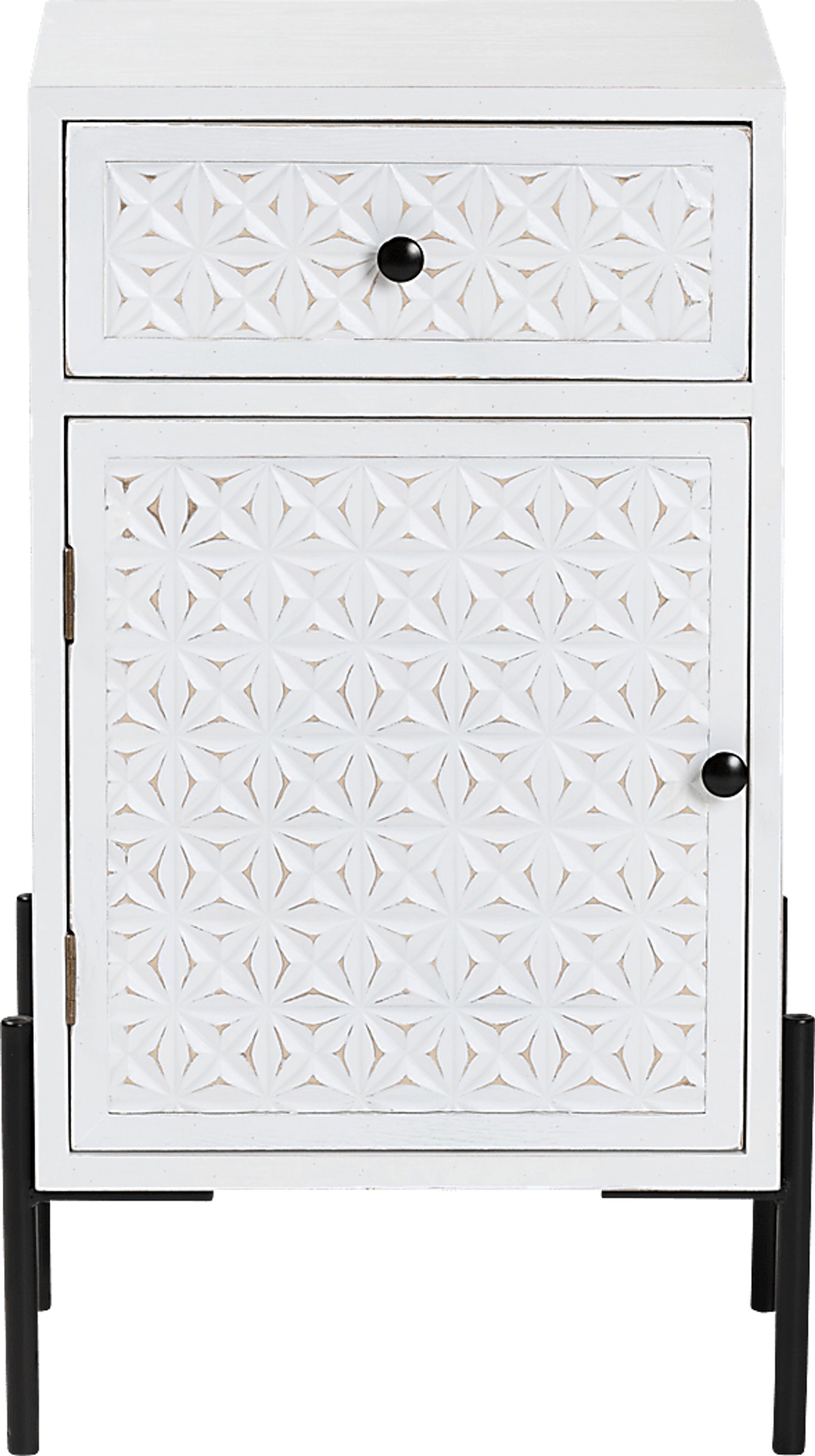 Fleurie White Storage Cabinet - Image 3