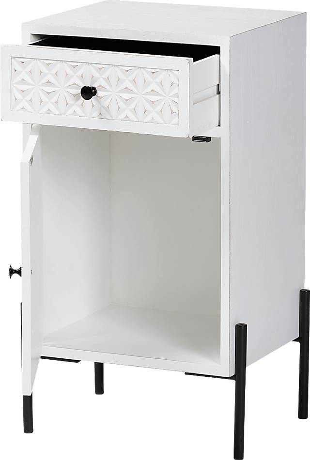 Fleurie White Storage Cabinet - Thumbnail - Image 4