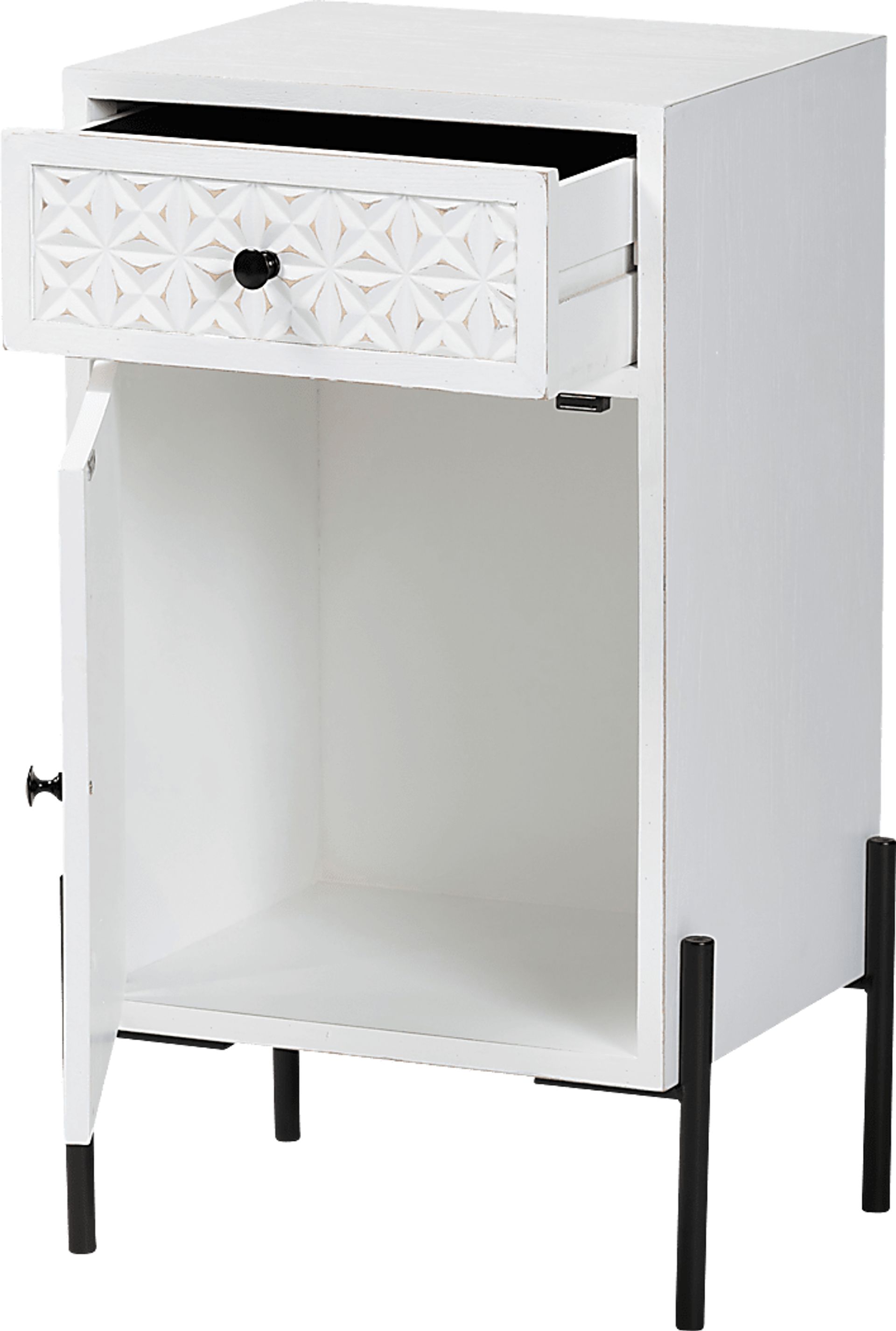 Fleurie White Storage Cabinet - Image 4