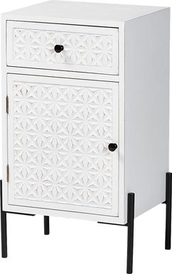 Fleurie White Storage Cabinet