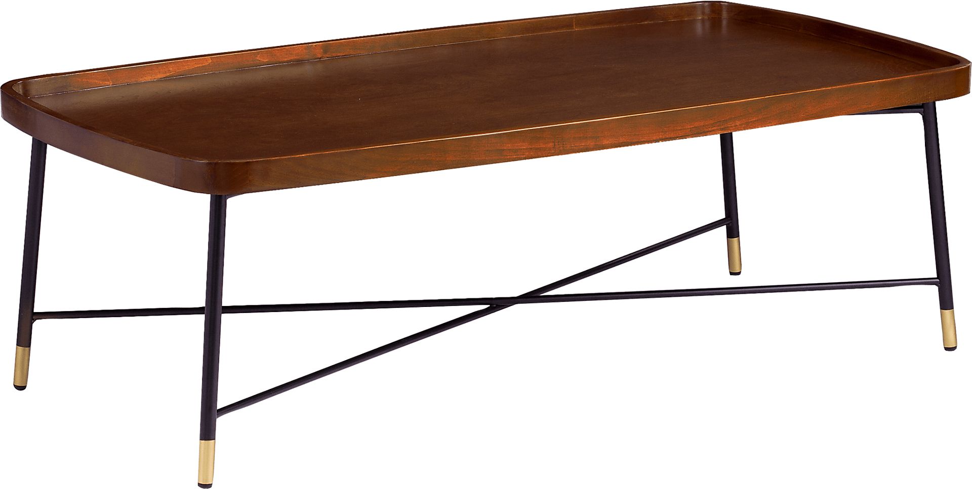 Flicker Court Walnut Cocktail Table - Image 1