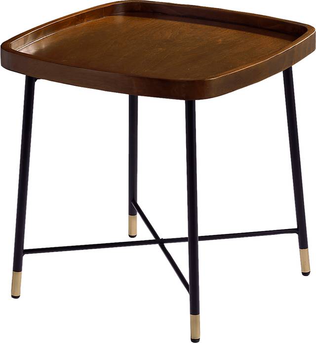 Flicker Court Walnut End Table - Thumbnail - Image 1