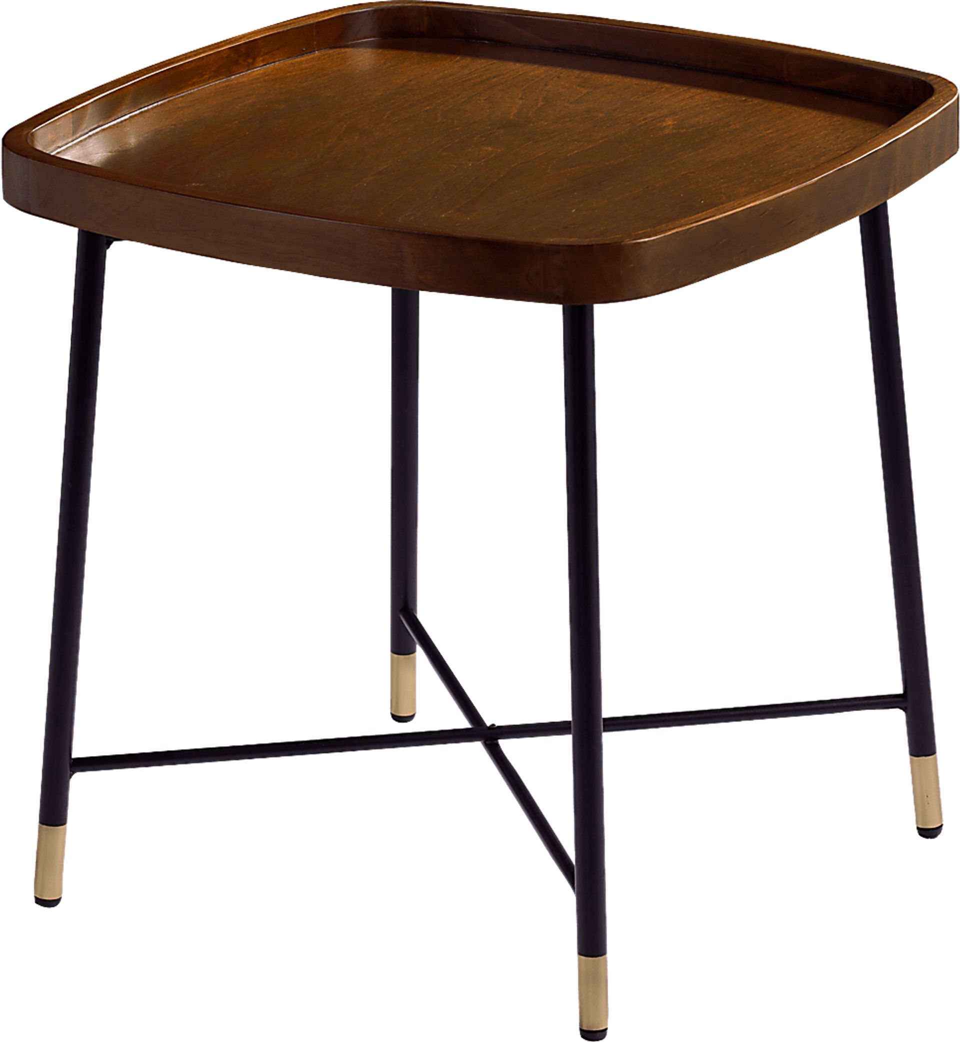 Flicker Court Walnut End Table - Image 1