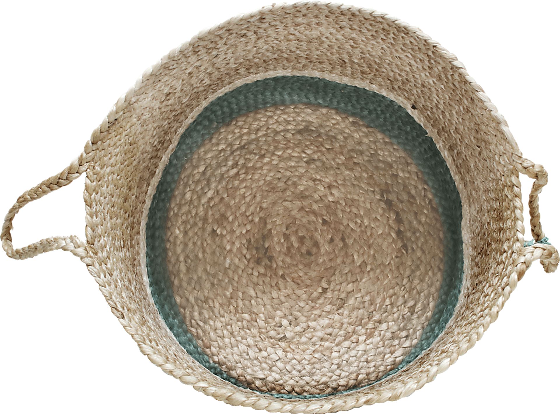 Flinar Tan/Teal 17 in. Basket - Image 5
