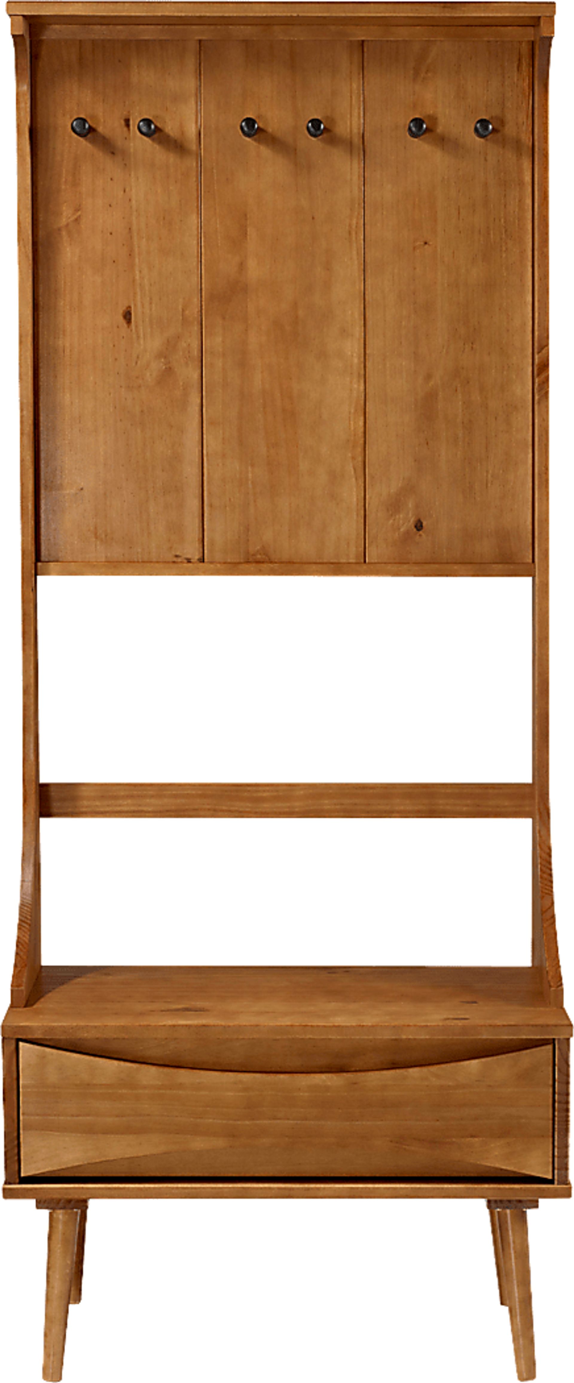 Flinnwood Brown Hall Tree - Image 2