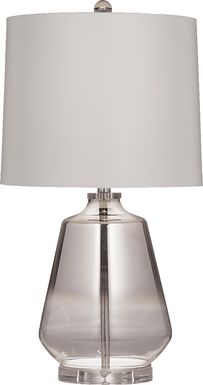 Flint Pond Gray Lamp