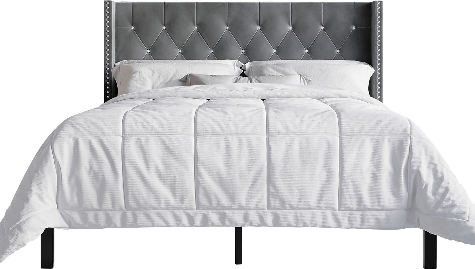 Flintrow Gray Full Bed with 2 Nightstands - Image 3