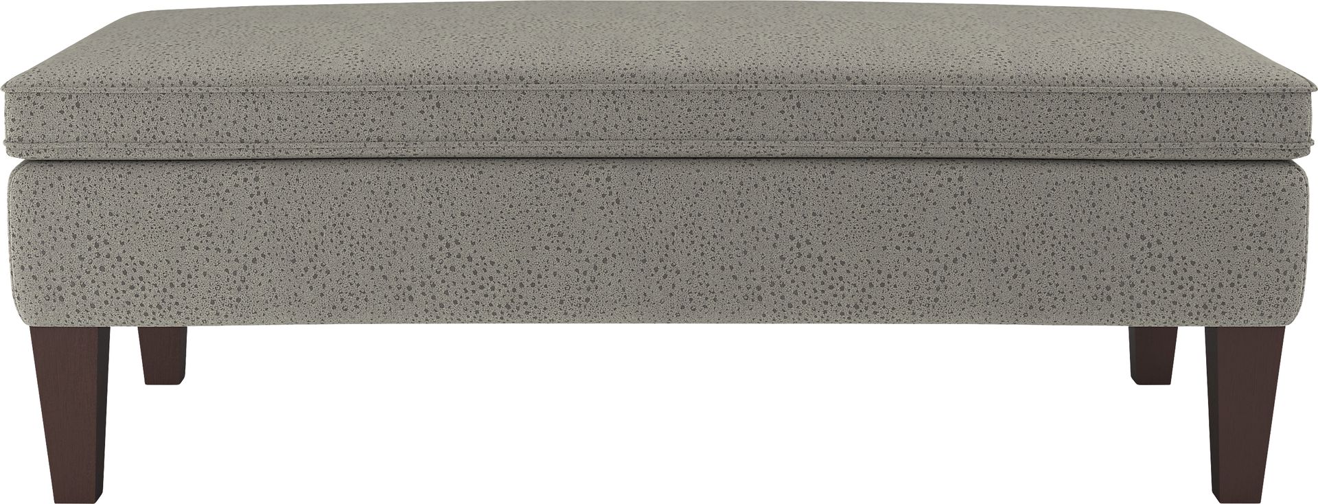 Flintshire Gray Storage Ottoman - Image 2