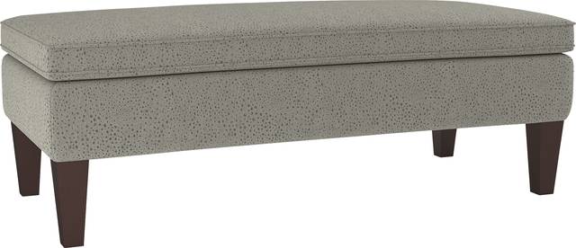 Flintshire Gray Storage Ottoman - Thumbnail - Image 1