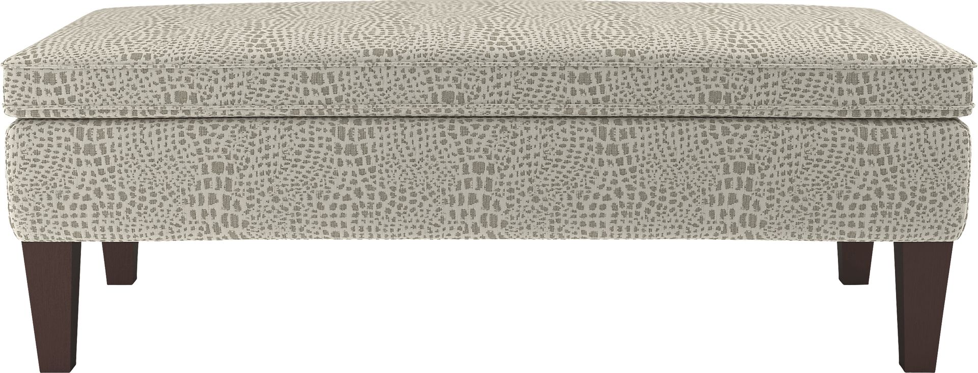 Flintshire Ivory Storage Ottoman - Image 2