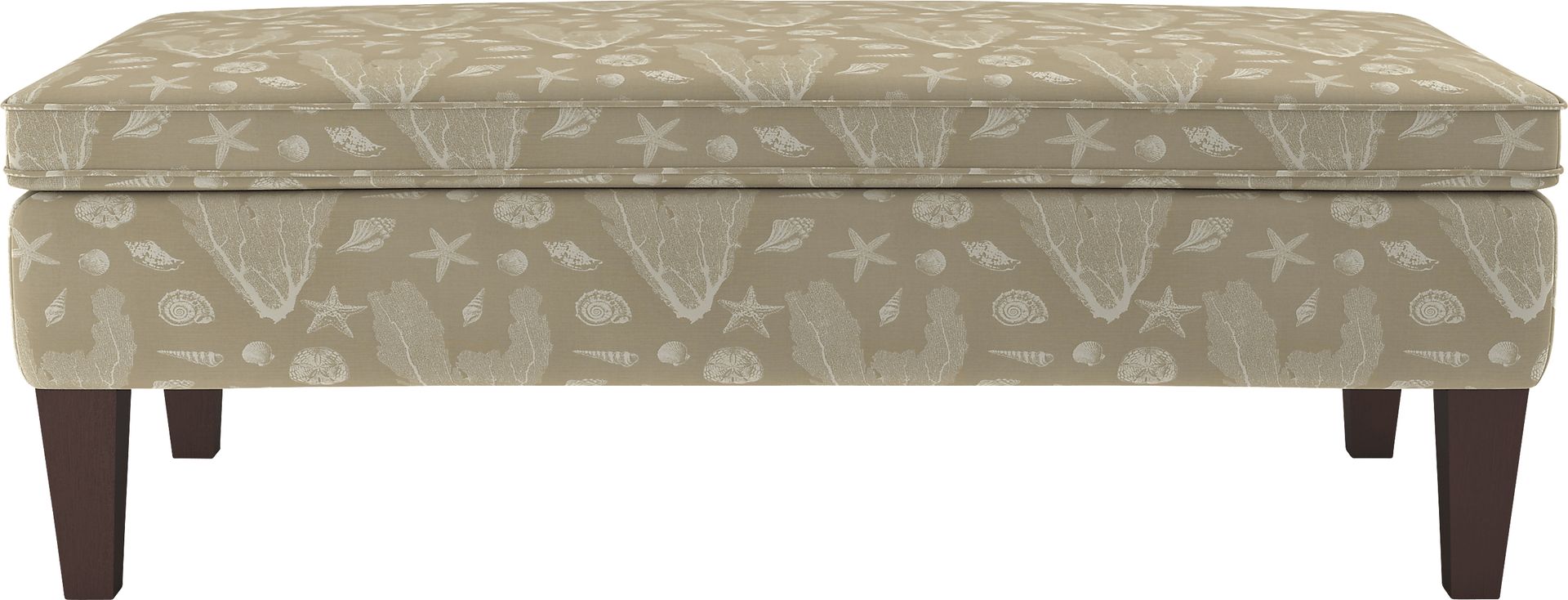 Flintshire Khaki Storage Ottoman - Image 2