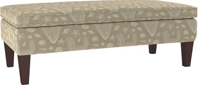 Flintshire Khaki Storage Ottoman - Thumbnail - Image 1