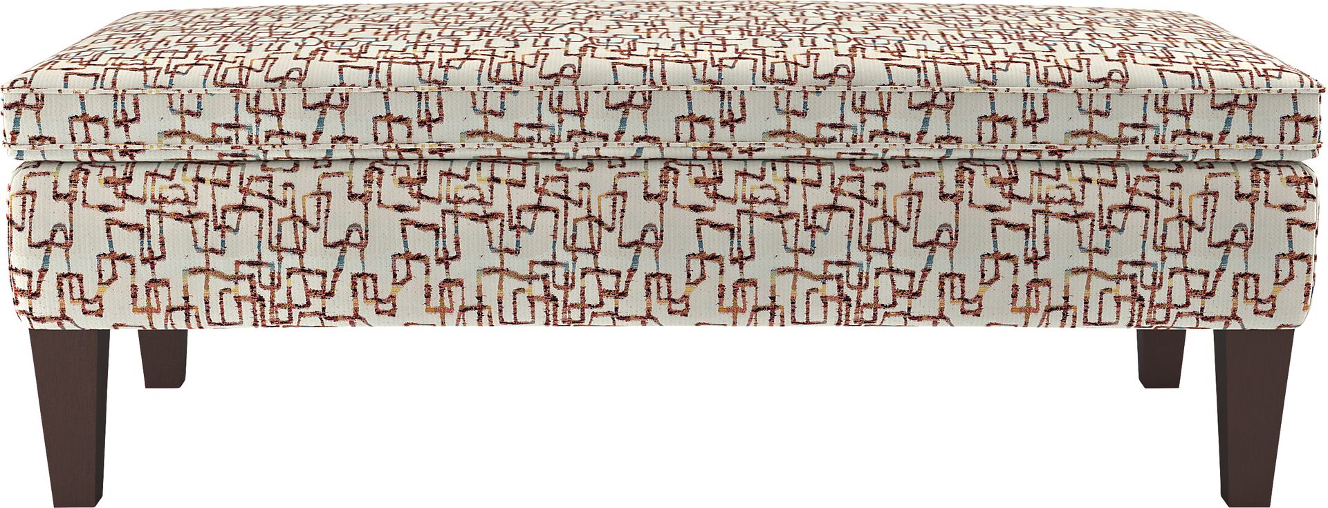 Flintshire Red Storage Ottoman - Image 2