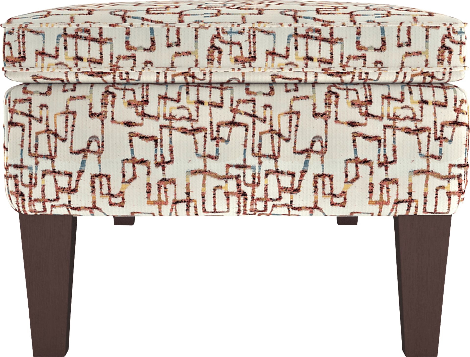 Flintshire Red Storage Ottoman - Image 3