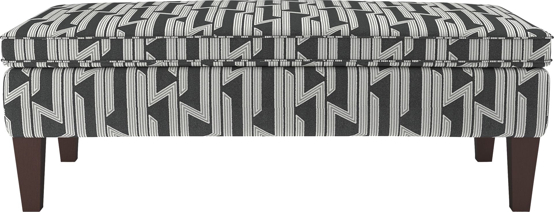 Flintshire Steel Storage Ottoman - Image 2