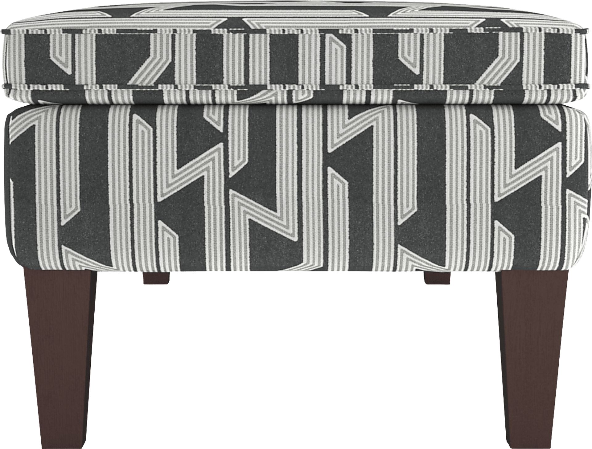 Flintshire Steel Storage Ottoman - Image 3