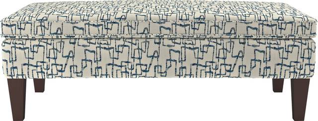 Flintshire Teal Storage Ottoman - Thumbnail - Image 2