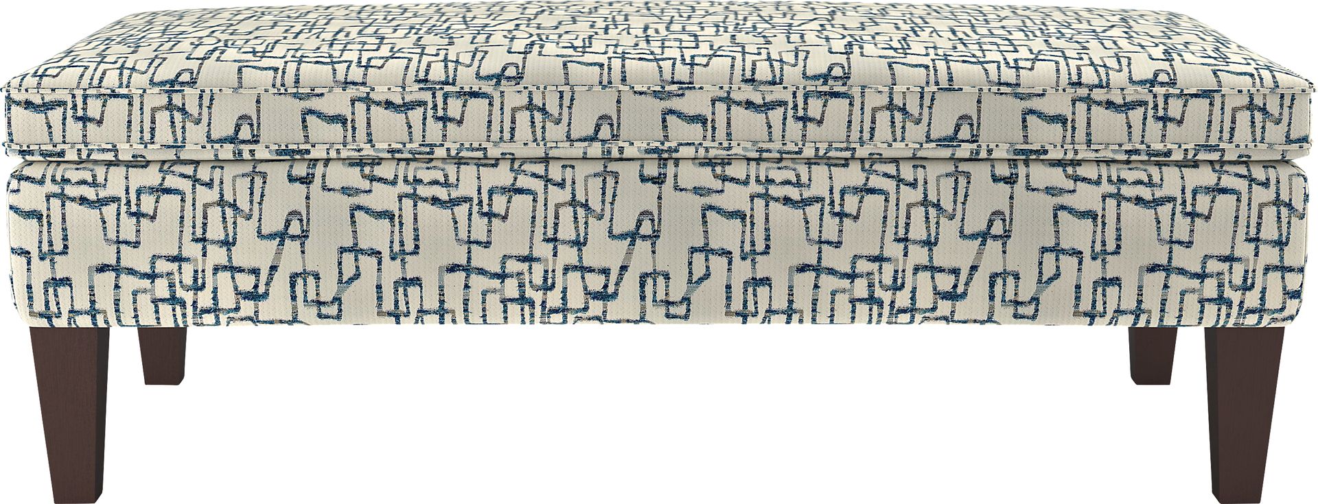 Flintshire Teal Storage Ottoman - Image 2