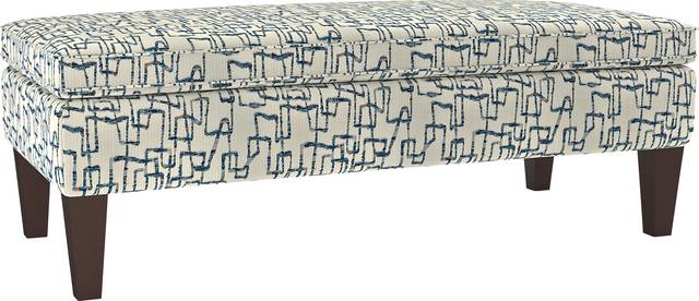 Flintshire Teal Storage Ottoman - Thumbnail - Image 1