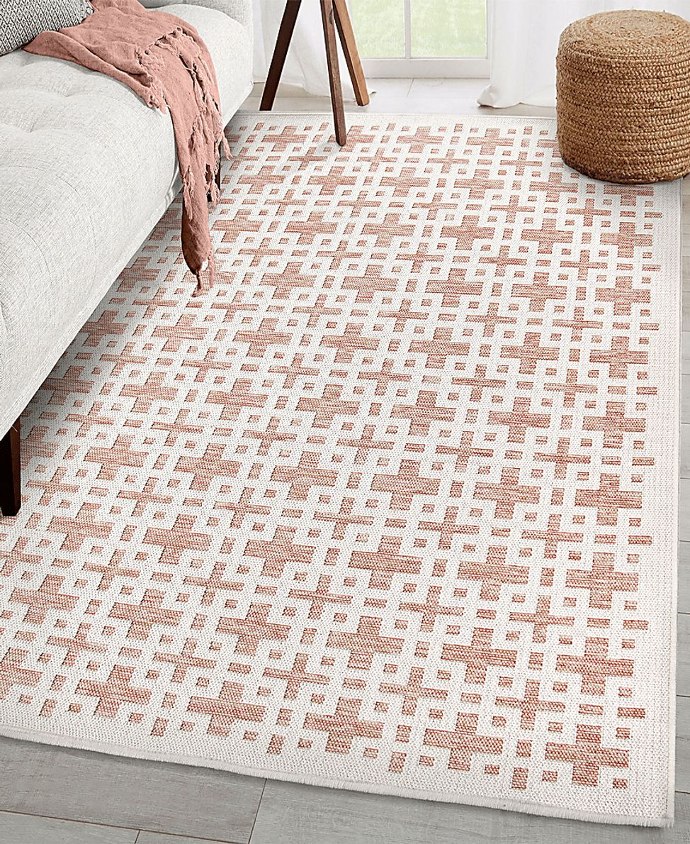 Flomaton Orange 7'10 x 10'10 Rug