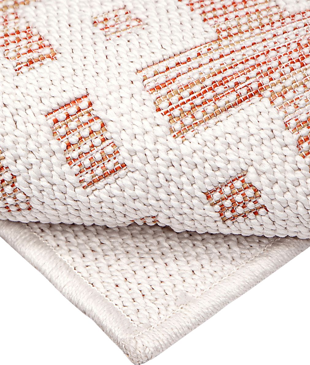 Flomaton Orange 7'10 x 10'10 Rug
