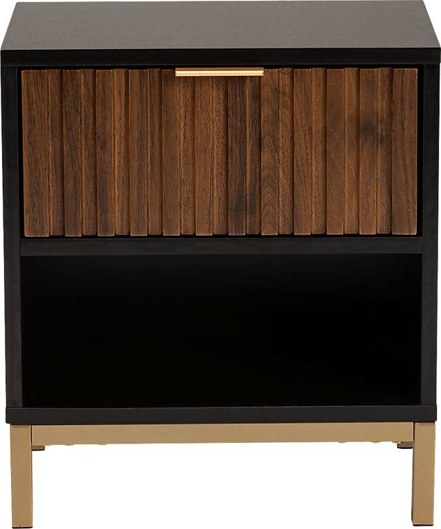 Floosmoor Black Nightstand - Thumbnail - Image 3