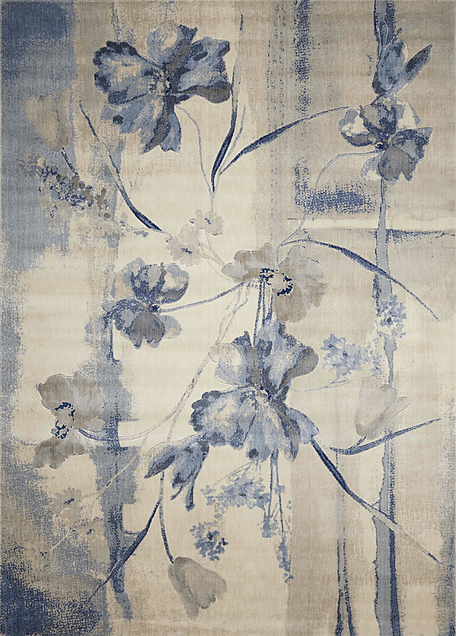Floral Dreams Ivory 3'6 x 5'6 - Image 1