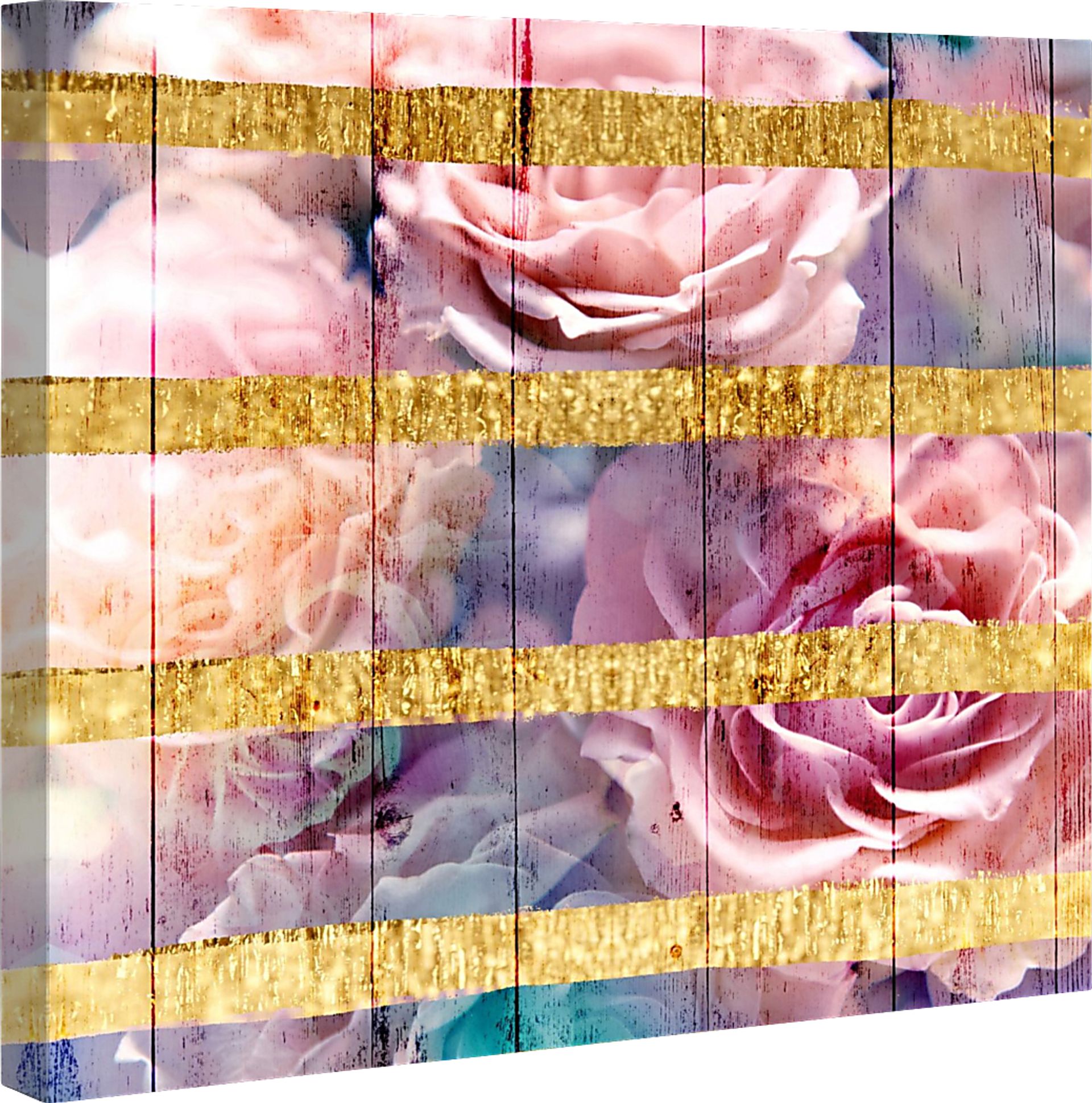 Floral Elegance Pink Artwork - Image 2