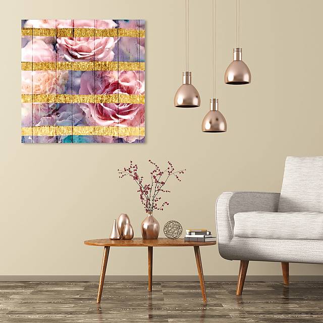 Floral Elegance Pink Artwork - Thumbnail - Image 4