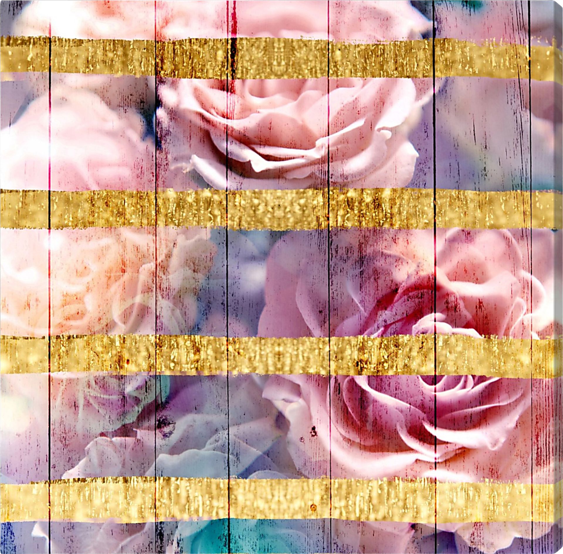 Floral Elegance Pink Artwork - Image 1