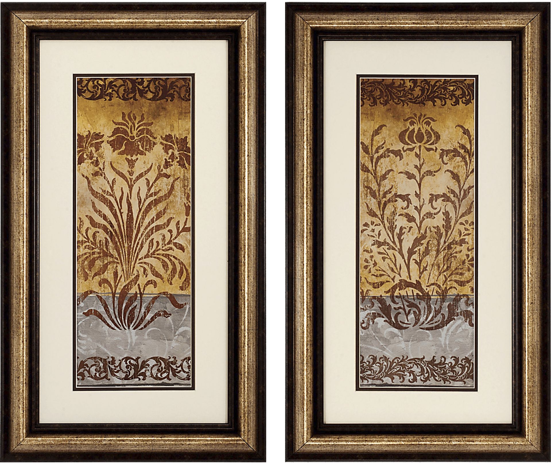 Floral Imprint Set of 2 Artwork - Image 1