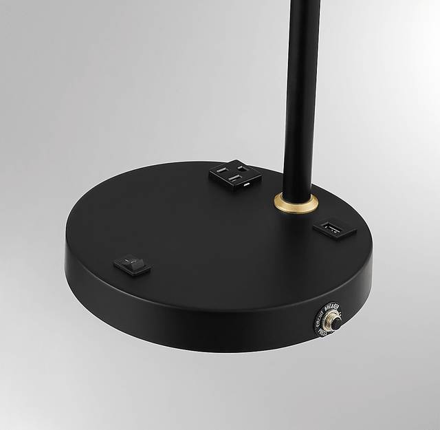 Florentine Court Black Table Lamp - Thumbnail - Image 2