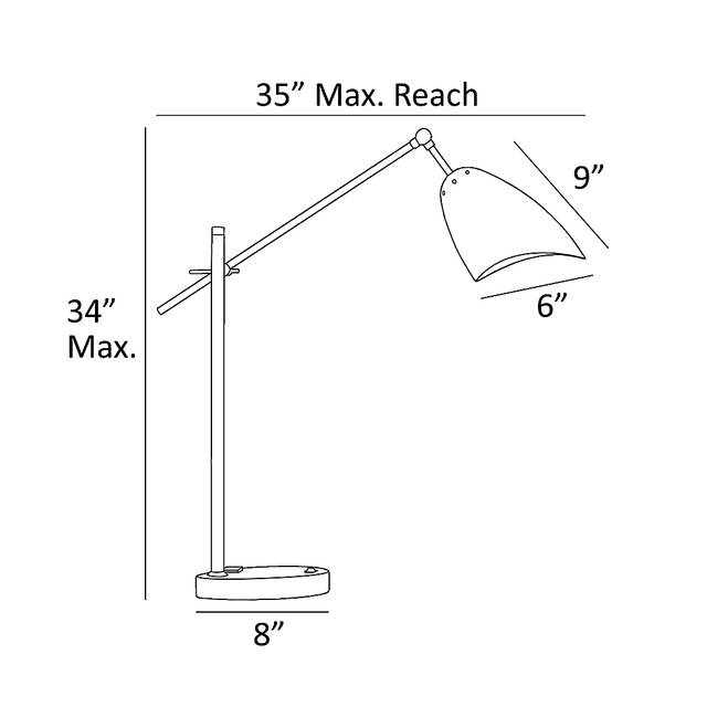 Florentine Court Black Table Lamp - Thumbnail - Image 7