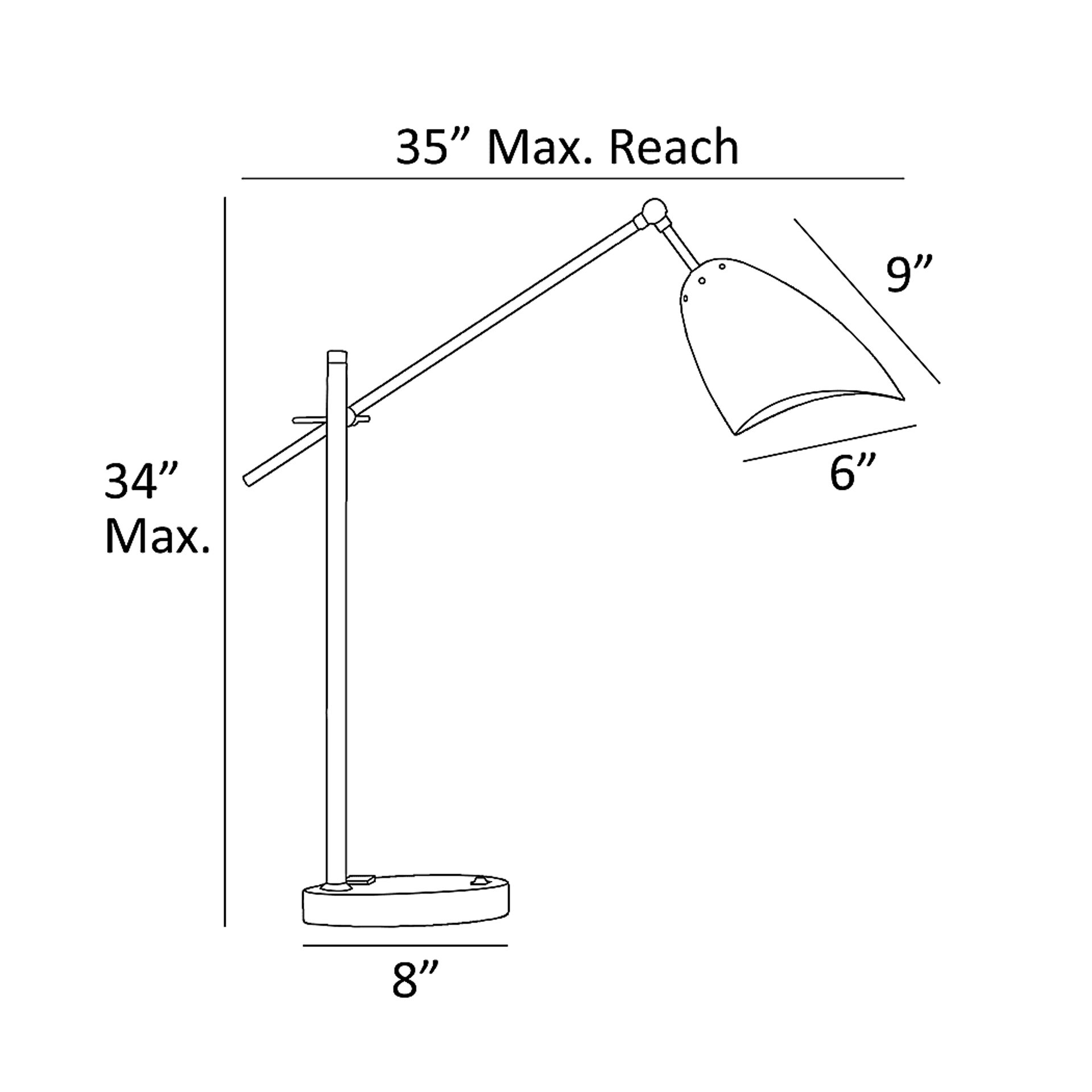 Florentine Court Black Table Lamp - Image 7