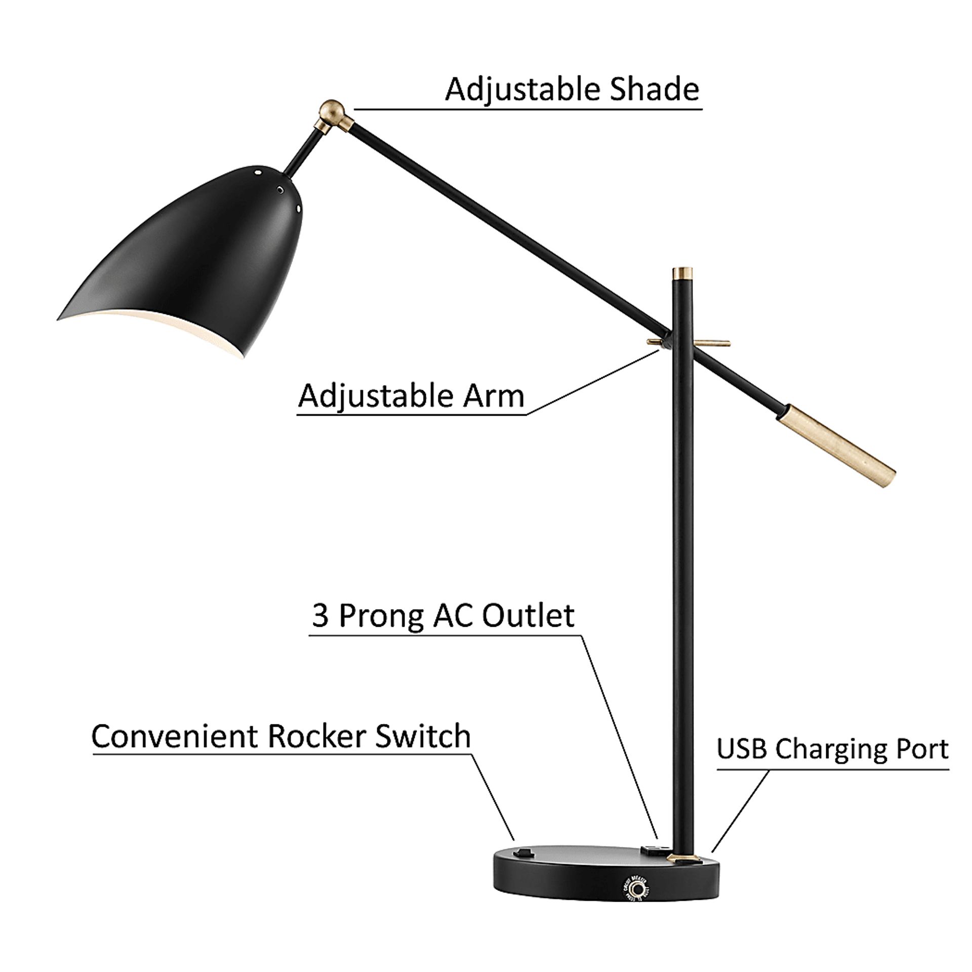 Florentine Court Black Table Lamp - Image 8
