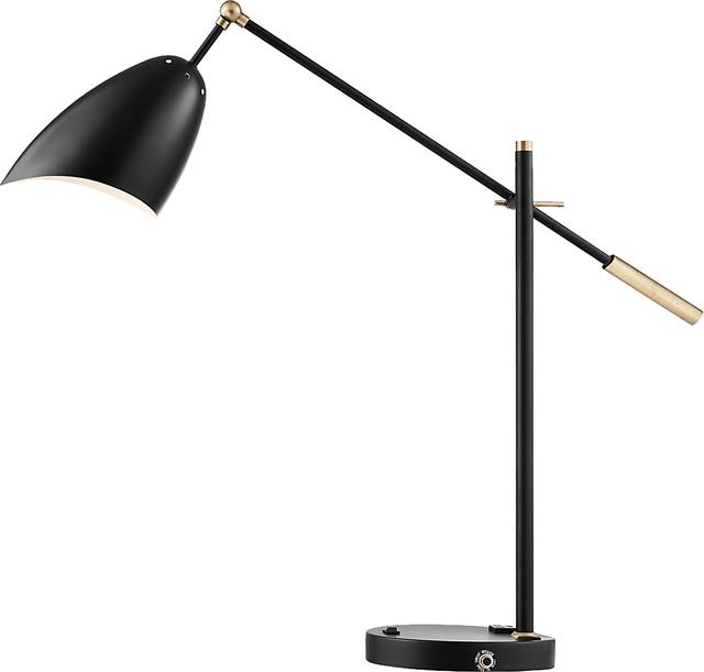 Florentine Court Black Table Lamp - Thumbnail - Image 1