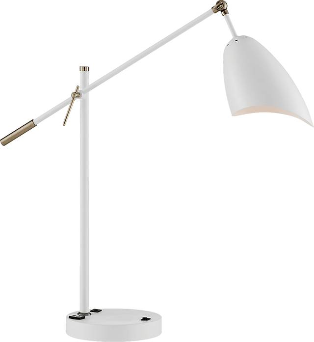 Florentine Court White Table Lamp - Thumbnail - Image 1