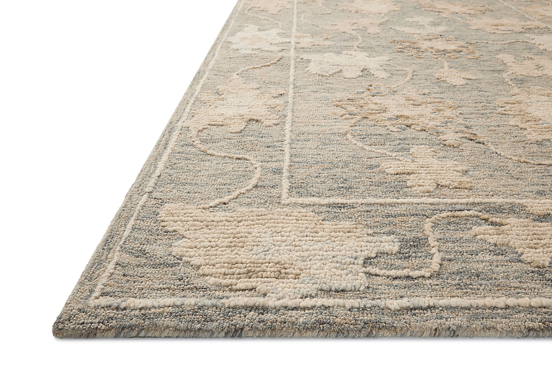 Flores Blue 5' x 7'6 Rug - Image 3