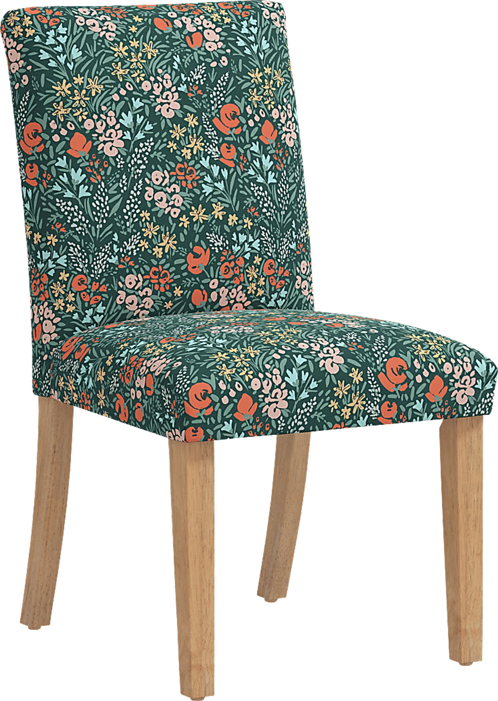 Florestina Green Side Chair - Image 1
