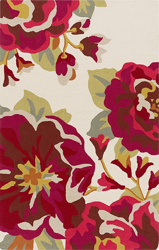 Florin Crimson 8' x 10' Indoor/Outdoor Rug - Thumbnail - Image 1