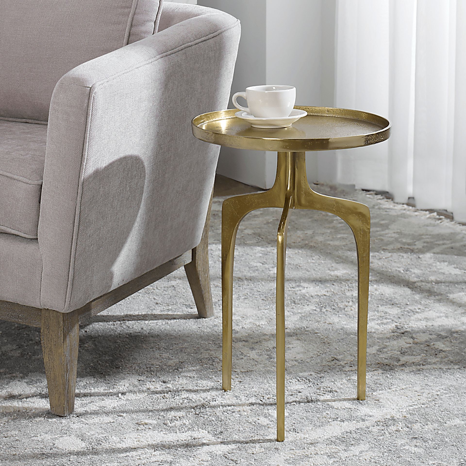 Florinan Gold Accent Table - Image 3