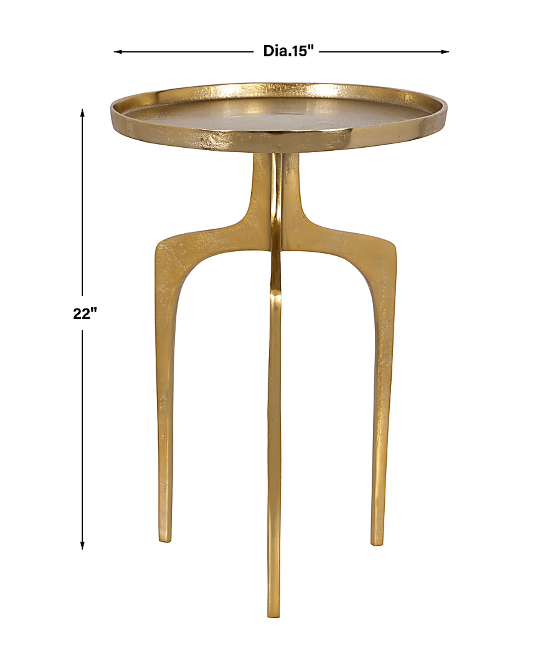 Florinan Gold Accent Table - Image 4