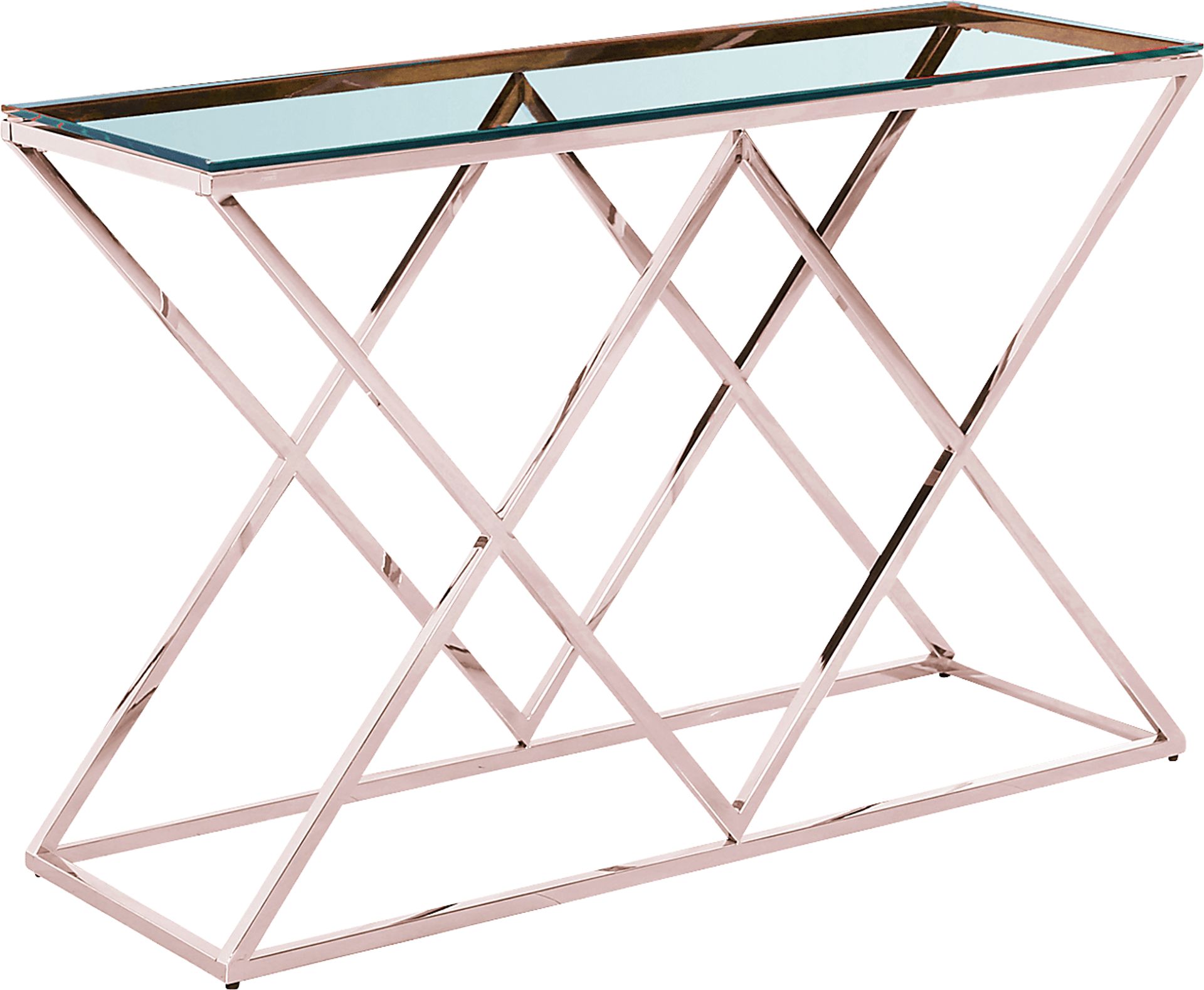 Florinda Gold Sofa Table - Image 1